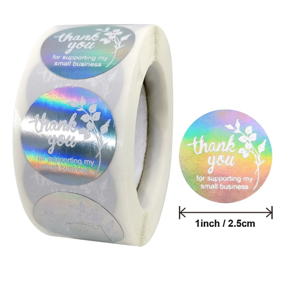 500 Thank You Stickers